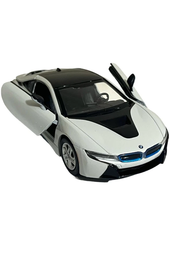 Bmw I8 Coupe - 1/24 7inch. Lisanslı Model Araba Koleksiyon - Resim 7