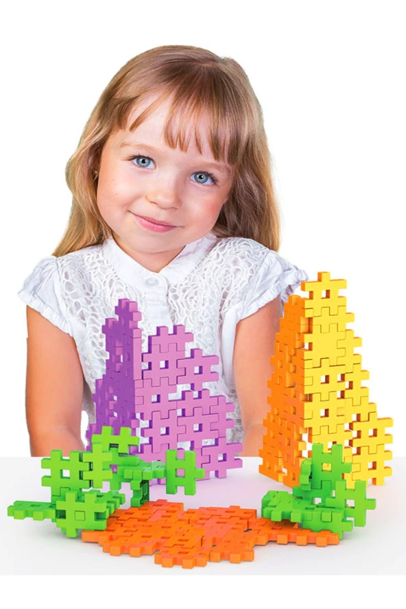 Fun Fun Puzzle Inşa Lego Yapı Bloklar 128 Parça - 4