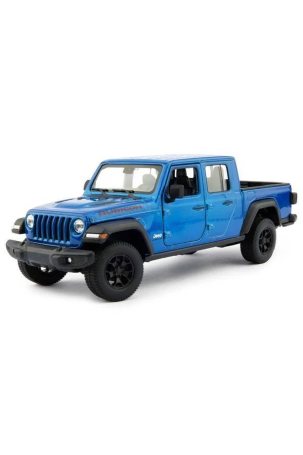 Jeep Gladiator Rubicon Model Pickup Kamyonet - 1/24 Ölçek Mavi