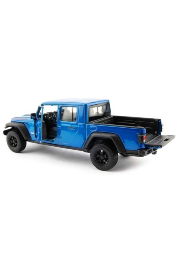 Jeep Gladiator Rubicon Model Pickup Kamyonet - 1/24 Ölçek Mavi - Resim 4
