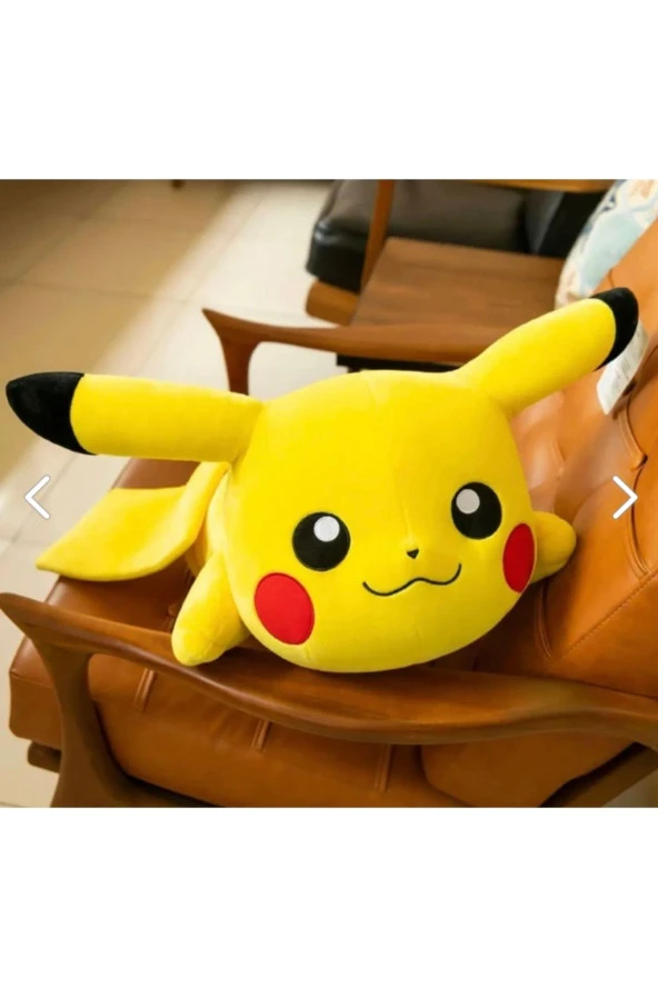 Sevimli Yumuşak Ithal Kumaş Pikachu Pòkemon Peluş Oyuncak 25 Cm - 1