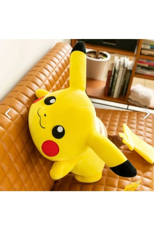 Sevimli Yumuşak Ithal Kumaş Pikachu Pòkemon Peluş Oyuncak 25 Cm - 2