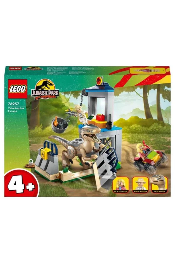 LEGO Jurassic Park Velociraptor Kaçışı 76957 - 3