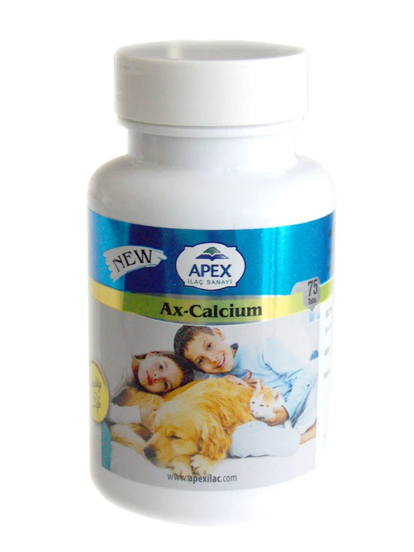 Kedi Kalsiyum Fosfor Katkısı - Ax Calcium 75 Tablet