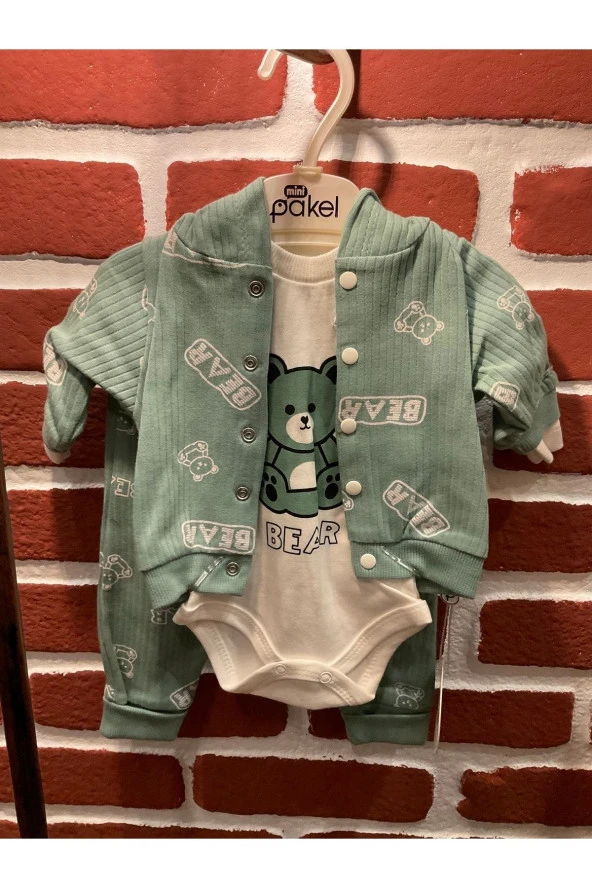 6-7-8-9 Yaş Oyuncak Ayılı Cepli Takım - 6
