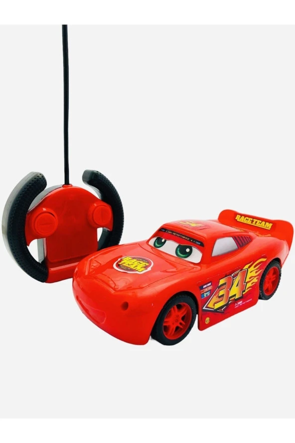 Cars Şimşek Mcqueen Pilli Işıklı Full Fonksiyon Uzaktan Kumandalı Araba - 8