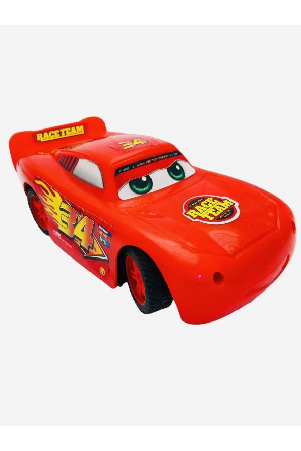 Cars Şimşek Mcqueen Pilli Işıklı Full Fonksiyon Uzaktan Kumandalı Araba - 9