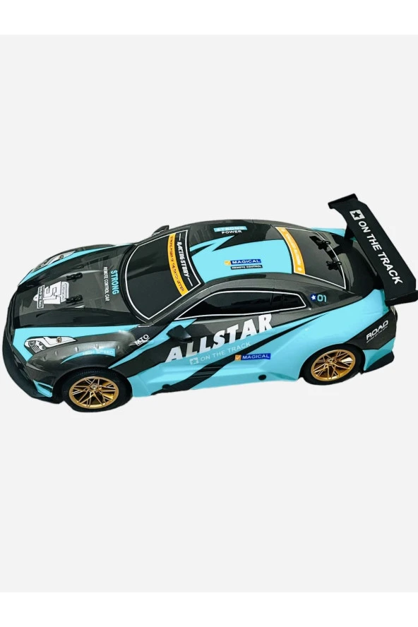 Dev boy Kumandalı Işıklı Drift Atan Hızlı Yarış Arabası 1:10 ölçek - Resim 4