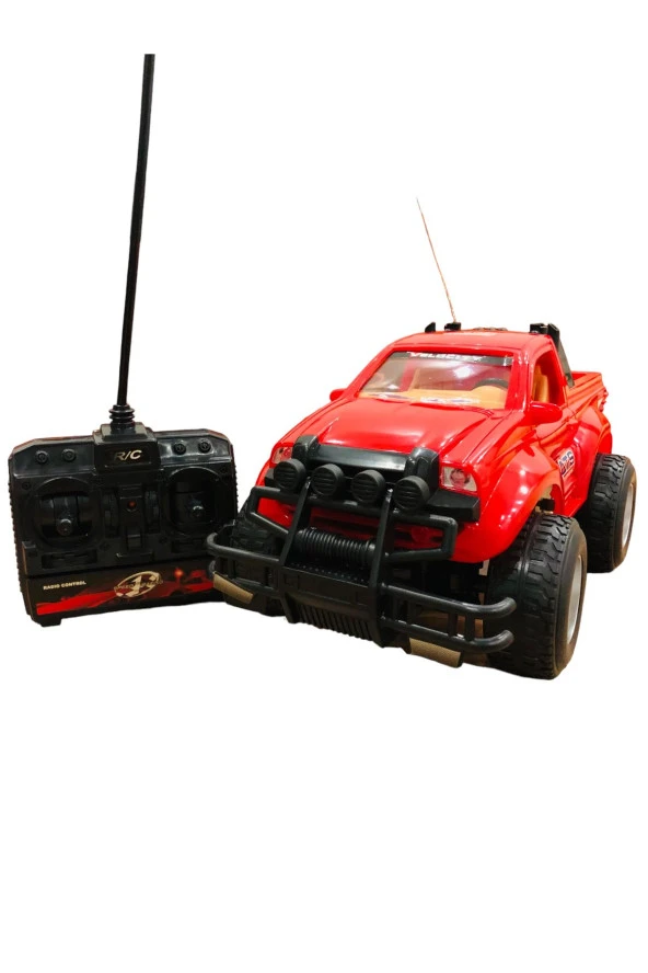 Uzaktan Kumandalı 1:16 Jeep Süper Cross kırmızı - Resim 5