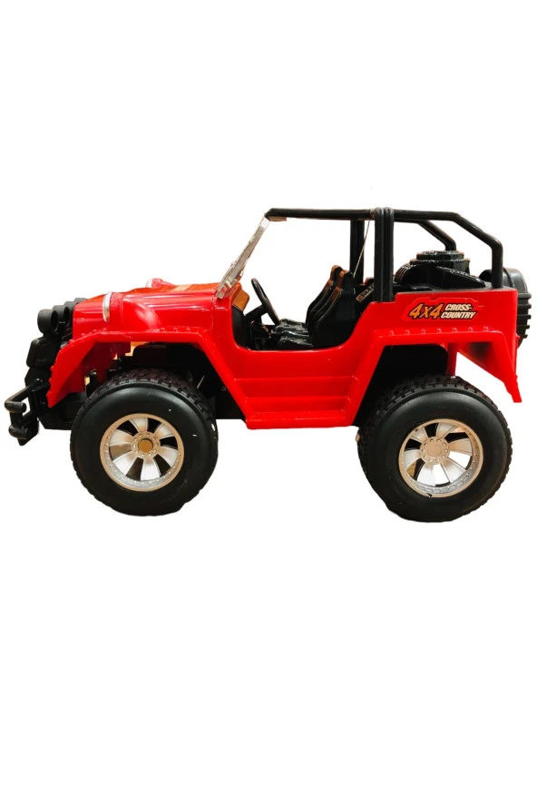 Uzaktan Kumandalı 1:16 Jeep arazi Süper Cross kırmızı - Resim 6