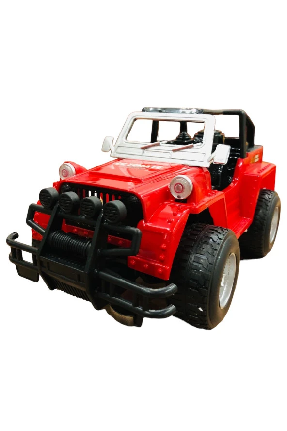 Uzaktan Kumandalı 1:16 Jeep arazi Süper Cross kırmızı - Resim 7