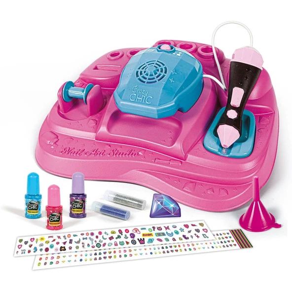 Clementoni Crazy Chic Oje Kurutucu Tırnak Süsleme ve Tasarım Stüdyosu - 2