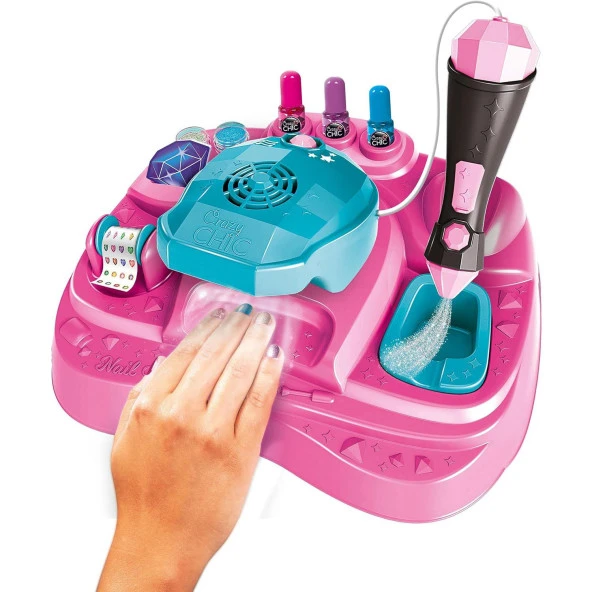 Clementoni Crazy Chic Oje Kurutucu Tırnak Süsleme ve Tasarım Stüdyosu - 3