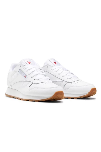 Reebok CL LTHR 100010472 Unisex Sneaker Ayakkabı Beyaz 36-39 - 2