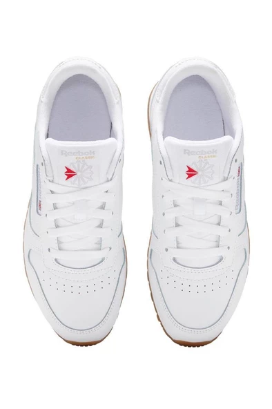 Reebok CL LTHR 100010472 Unisex Sneaker Ayakkabı Beyaz 36-39 - 4