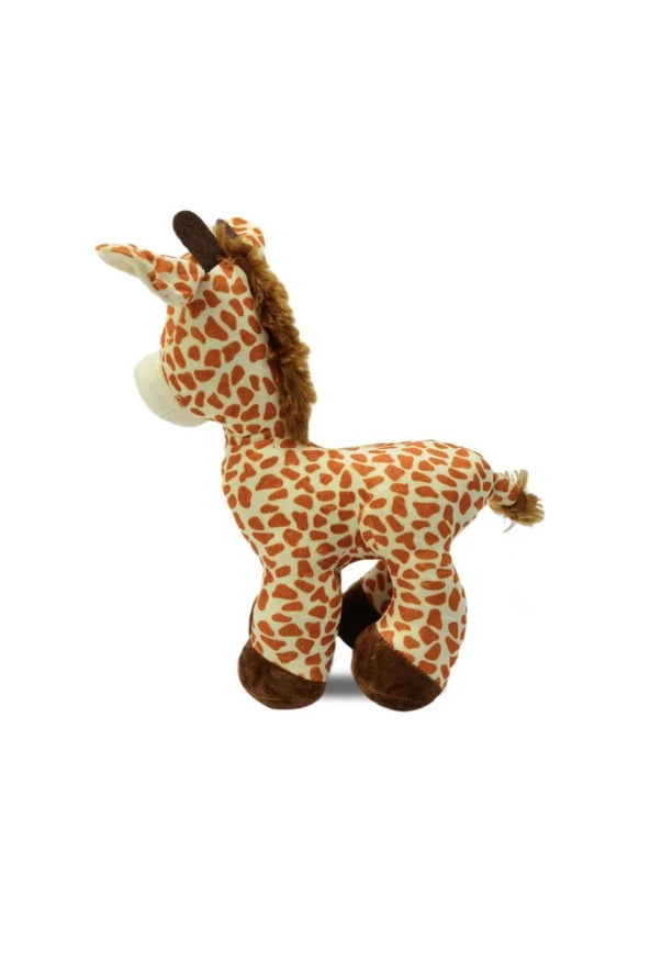 Peluş Oyuncak Sevimli Zebra-zürafa-eşşek 30 Cm 3 Adet - 5