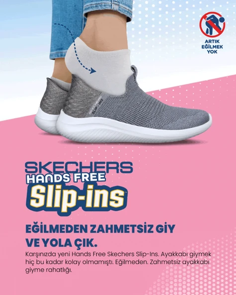 Skechers Go Walk Flex 124963TK Slip-İns Günlük Kadın Spor Ayakkabı - Resim 5