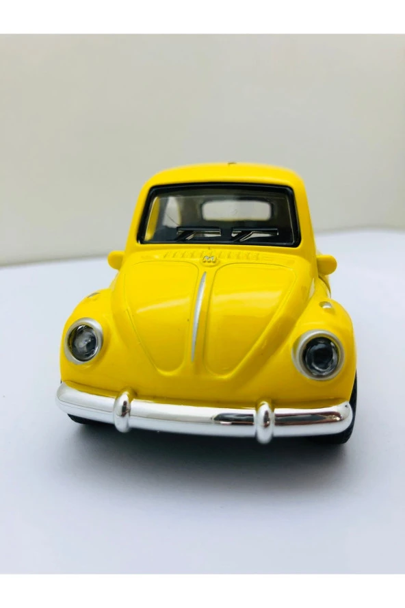 Çek Bırak Metal Beetle Vosvos Nostaljik Araba 12 Cm Koleksiyonluk Diecast Açılır Kapılı