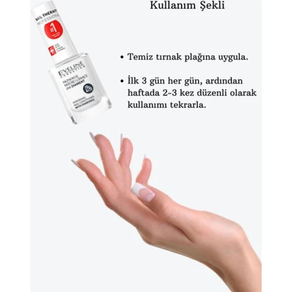 Eveline Cosmetics Diamond Hard And Shiny Nail Conditioner Elmas Tırnak Sert 12 ml - 4