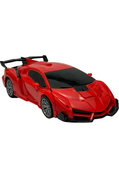 Robota Dönüşen Uzaktan Kumandalı Robota Dönüşen Araba FERRARİ - 12