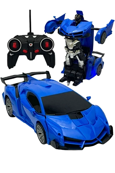 Robota Dönüşen Uzaktan Kumandalı Robota Dönüşen Araba FERRARİ