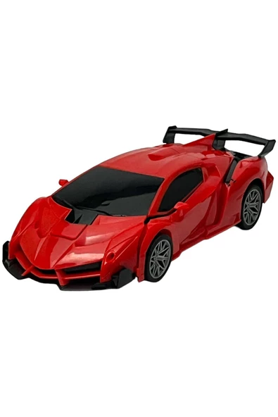Robota Dönüşen Uzaktan Kumandalı Robota Dönüşen Araba FERRARİ - 9