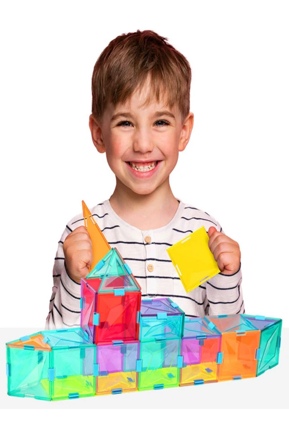 Kristal Puzzle Blok Lego Inşa Yapı Bloklar 200 Parça - 7