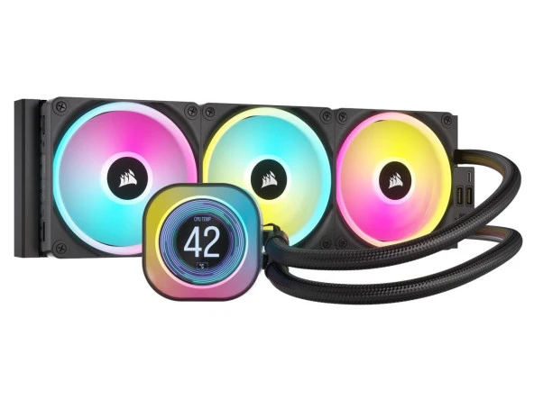 Corsair iCUE LINK H150i LCD RGB AIO CW-9061008-WW 360 mm İşlemci Sıvı Soğutucu - 2