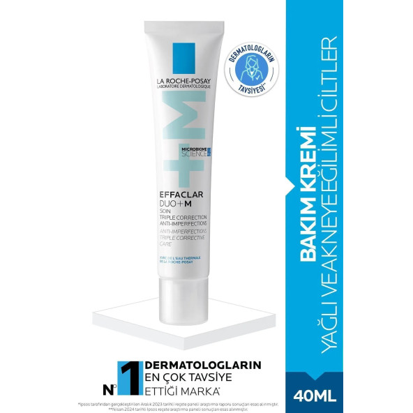 La Roche-Posay Effaclar Duo+ M Sivilce ve Siyah Nokta Kremi 40 ml