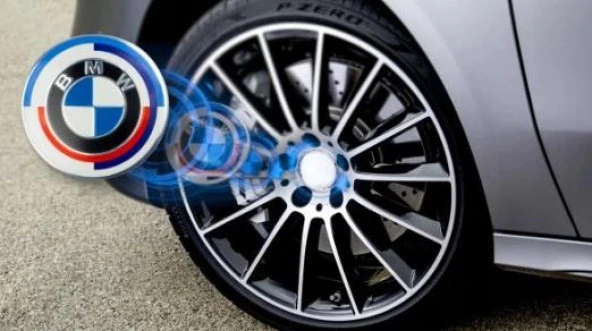 Bmw 50. Yıl Damla Geçme Jant Göbeği Siyah 4 Lü 65/68MM - 4