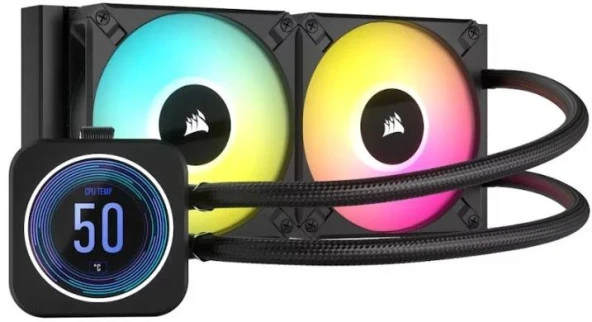 Corsair iCUE H100i Elite LCD XT CW-9060074-WW 240 mm İşlemci Sıvı Soğutucu ürün görseli