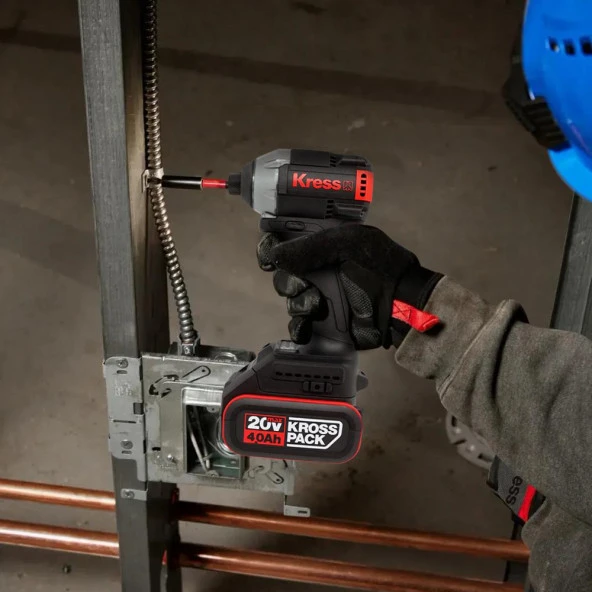 Kress KUB61.91 20Volt 230Nm Kömürsüz Profesyonel Şarjlı Otomatik Darbe Ayarlı Tornavida (Akü Dahil Değildir) - 5