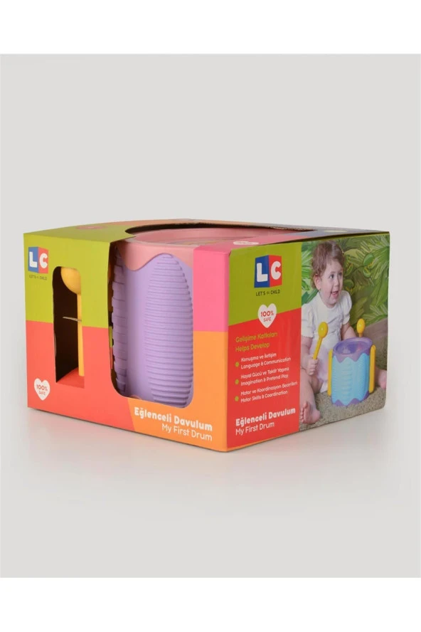 Lc Eğlenceli Davul - Pembe , Lila - 2