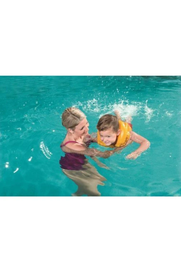 Unisex Çocuk Sarı Can Yeleği 51x46 cm - 32034 - 2