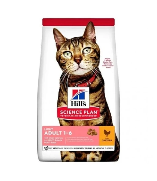 Hill's Light Tavuklu Yetişkin Kedi Maması 1 KG Açık Mama - 1