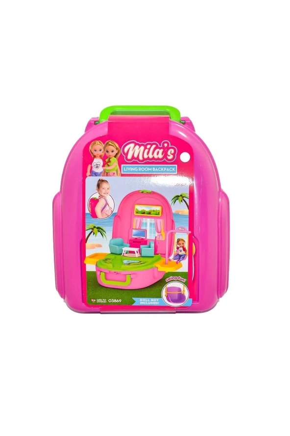 Mila'nın Oturma Odası Set Sırt Çantası - Fen Toys