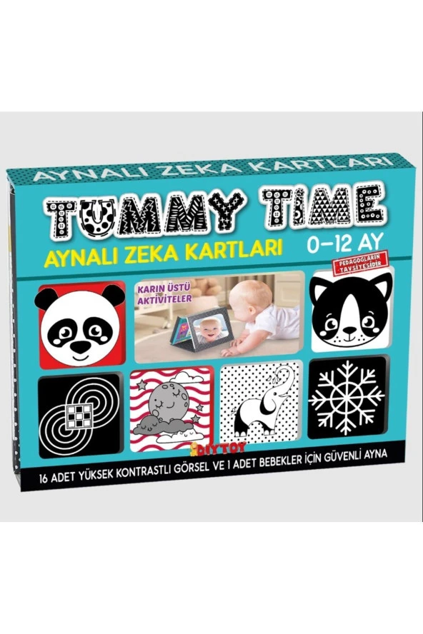 Tummy Time Aynalı Zeka Kartları