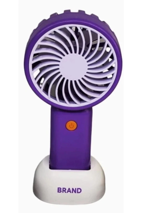 Şarjlı Stantlı Taşınabilir Portatif Çanta Fanı - 4