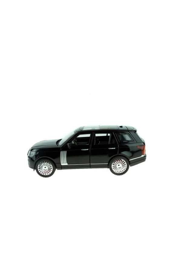 1:24 Ölçek Metal Model Super Suv Çek Bırak Işıklı Sesli Siyah - 5