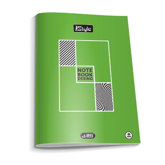 a4 boy plastik kapak 60  yaprak çizgili defter kenarı kırmızı çizgili 1 adet newstyle - 5