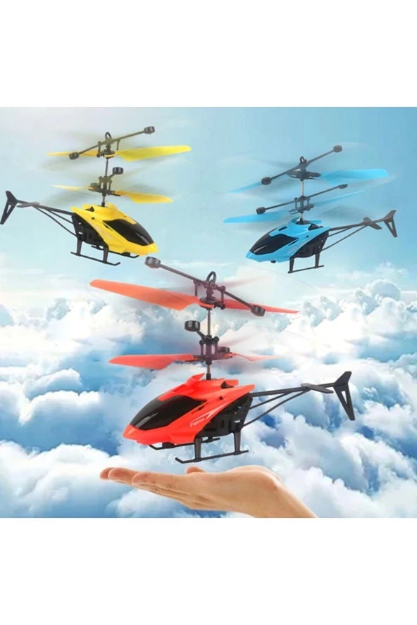 Işıklı Şarjlı Uçan Uzaktan Kumandalı Helikopter Sonic I/r Control - 2
