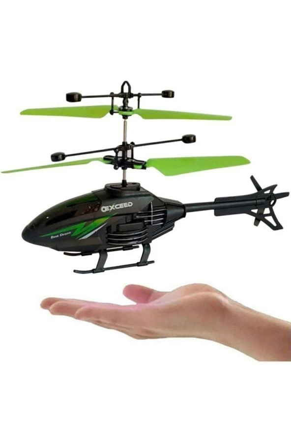 Işıklı Şarjlı Uçan Uzaktan Kumandalı Helikopter Sonic I/r Control - 4