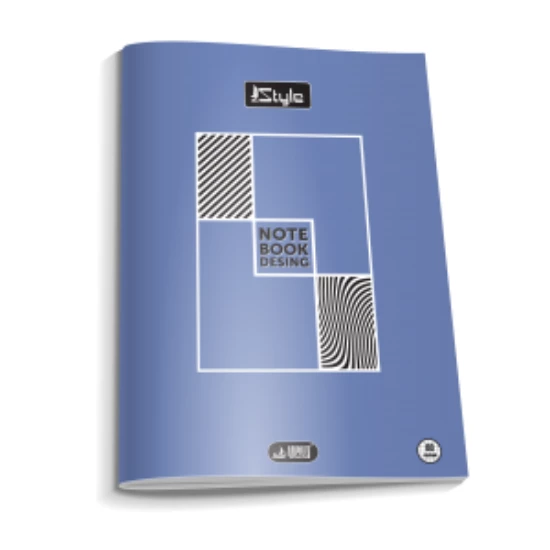 a4 boy plastik kapak 60  yaprak çizgili defter kenarı kırmızı çizgili 1 adet newstyle - 3