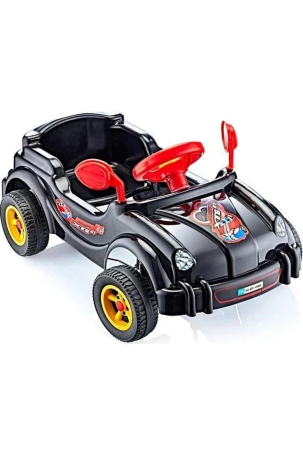 Güçlü Pedallı Porshe Araba 4 Tekerli Çocuk Bisikleti 84 X 48 Cm - 3