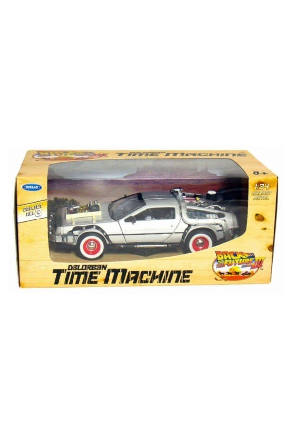 Scntoys Oyuncak Back The Future Iıı Model Araba Geleceğe Dönüş Arabası 3 Model  Klasik Araba - 8