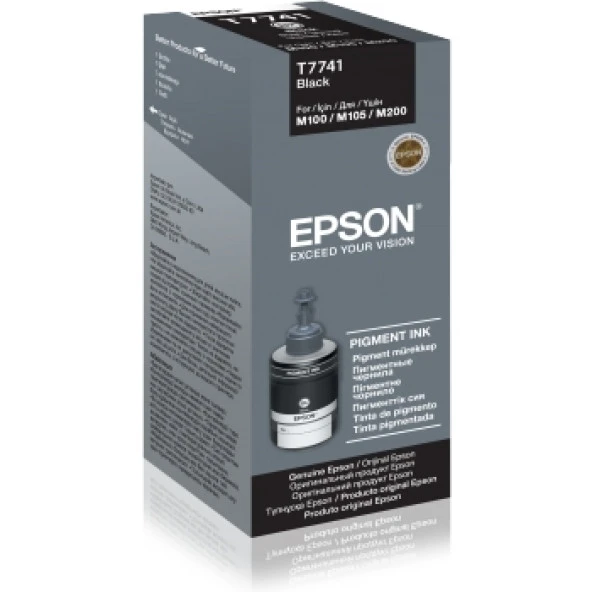 EPSON C13T77414A T774 Siyah Tanklı Sistem Mürekkebi ürün görseli