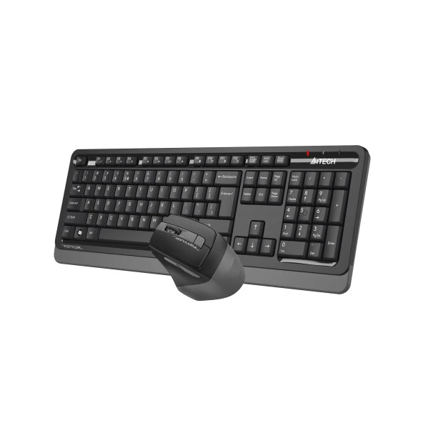 A4 TECH FG1035 Kablosuz Q Trk Optic Mouse Siyah/Gri Multimedya Klavye - Mouse Set - 3