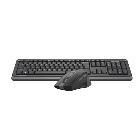 A4 TECH FG1035 Kablosuz Q Trk Optic Mouse Siyah/Gri Multimedya Klavye - Mouse Set - 4