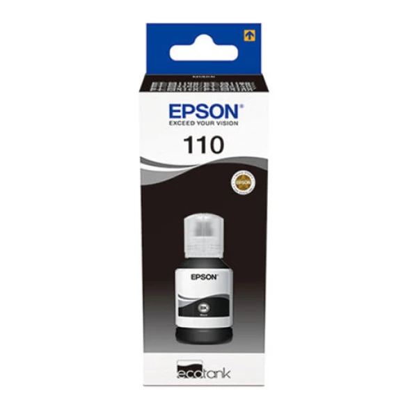 EPSON C13T03P14A T110 Siyah Tanklı Sistem Mürekkebi - 1