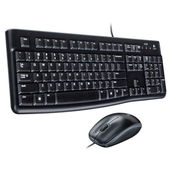 LOGITECH MK120 USB Q Trk Siyah Multimedya Klavye - Mouse Set 920-002560 ürün görseli